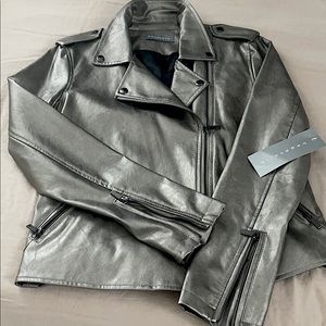 Metallic Polyester Jacket